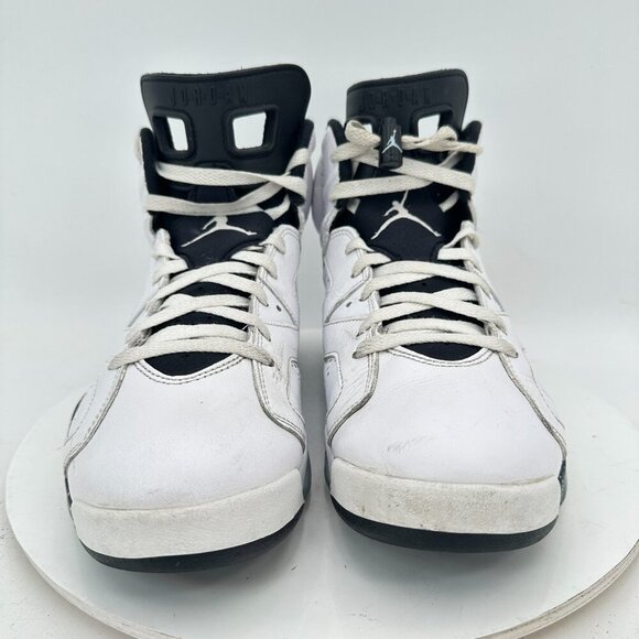 Nike Air Jordan 6 Retro Men Size 10.5 CT8529-112 Reverse Oreo White Black Shoes - Picture 2 of 11
